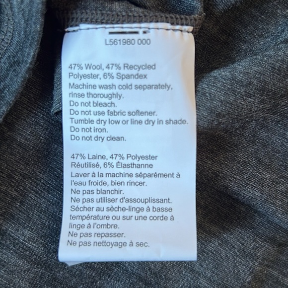 Men’s Alpine Onset Merino 150 Hoodie Charcoal Heather - Picture 3 of 4